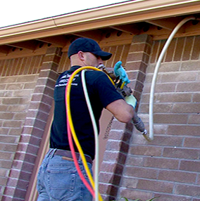 Insulating Sloped Ceilings with Foam Injection Insulation